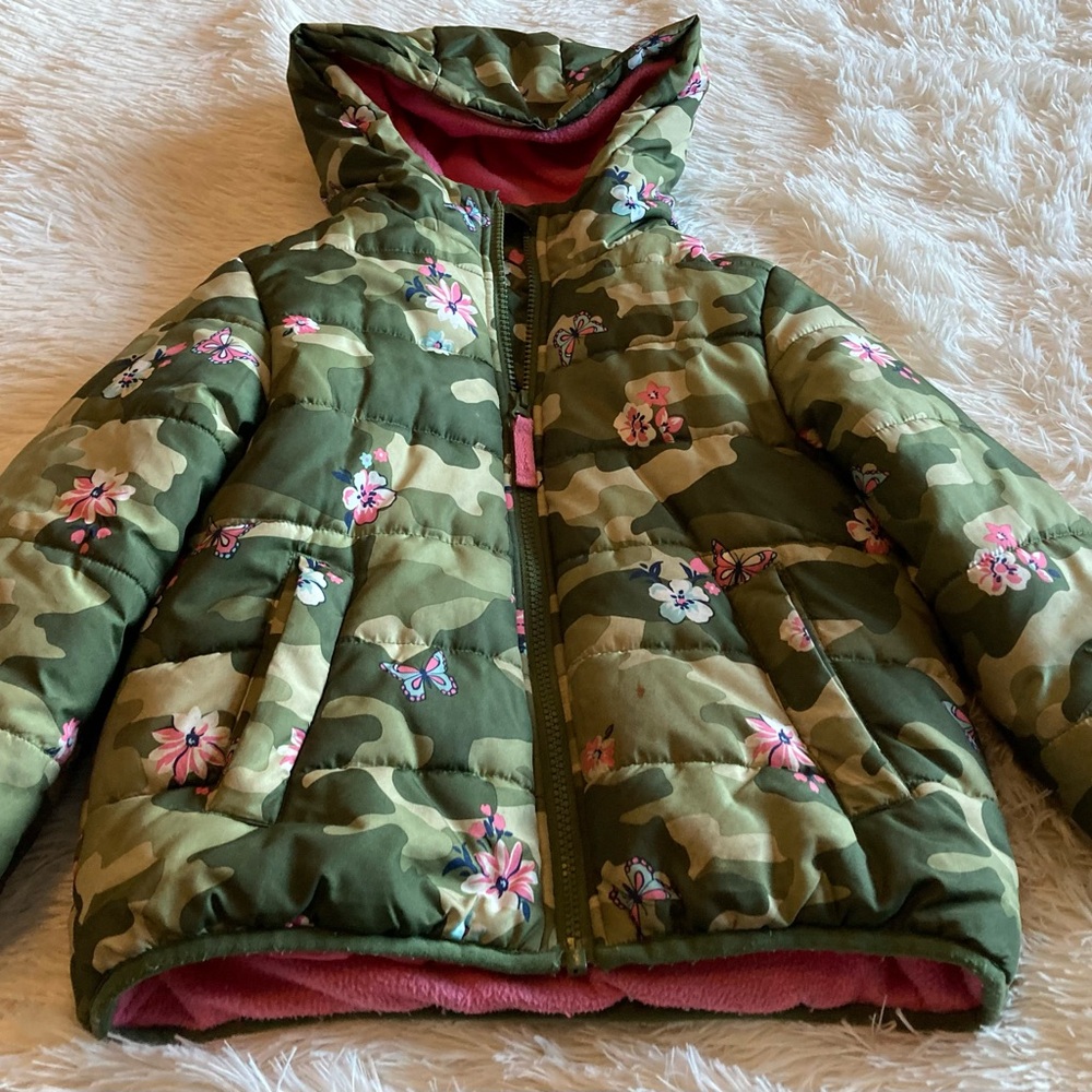 Floral Camouflage Kids Jacket